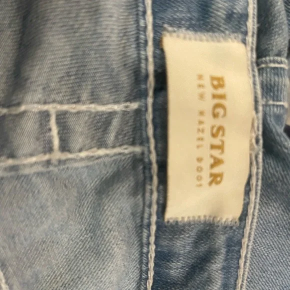 Big Star Blue Flare Wide Leg Jeans - Picture 5 of 9